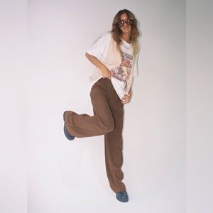 PRINCESS POLLY archer pants brown lower impact